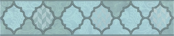 Плитка 5,4*25 KERAMA MARAZZI Фоскари бирюзовый бордюр OP/A27/6331