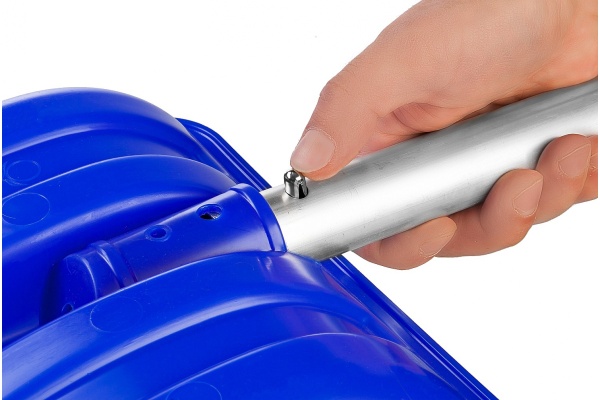 Лопата снеговая пласт. с черенком с планкой  автомобильная Сибин-28 280мм 421850