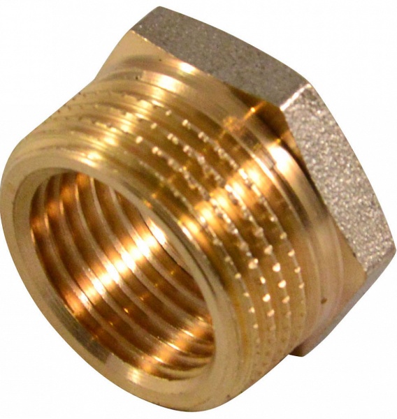 Футорка 1 1/4"х1" ш/г никель