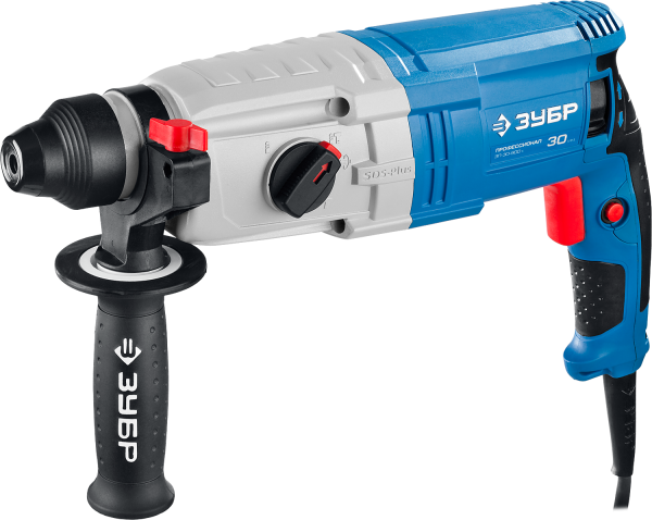 Перфоратор SDS-plus ЗП-30-900 К, 900Вт, 3 режима, 3,3Дж, кейс ЗУБР Профи