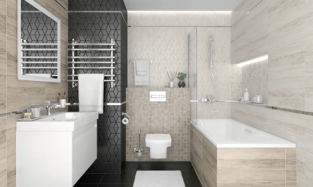 Плитка 300*300 Laparet Forest мозаика коричневая