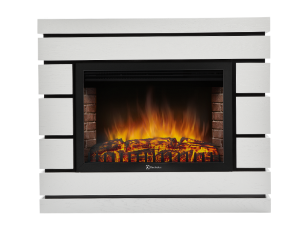 Портал для камина Moderno 25, 975х845х225мм, 64кг, белый дуб Electrolux