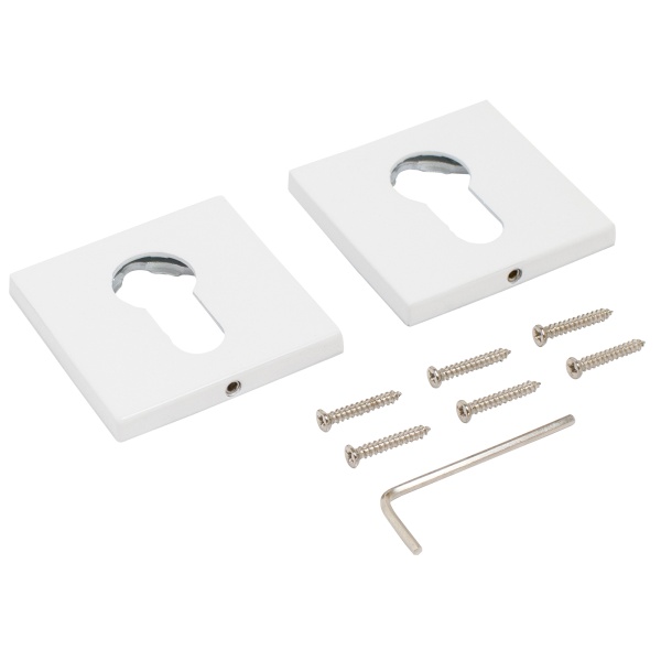 Накладка на цилиндр АЛЛЮР АРТ ET-S2 W(62110) белый 13845