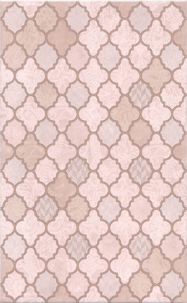 Плитка 250*400 KERAMA MARAZZI Фоскари розовый декор OP/B22/6333