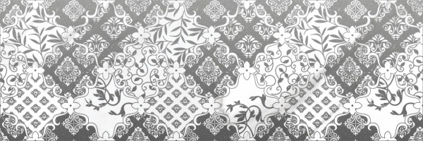 Плитка 200*600 Laparet Cassiopea Fancy декор серый 