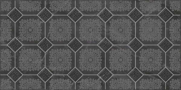 Плитка 250*500 Laparet Olimpus Grand декор черный