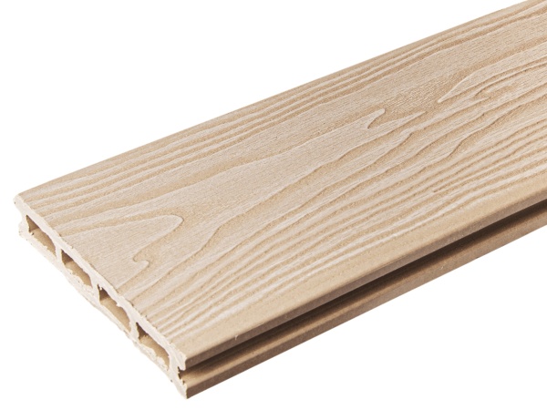 Террасная доска 25*150*4000мм 3D TalverWood брашинг слоновая кость 