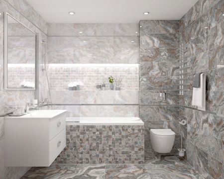 Плитка 300*300 Laparet Gray мозаика серая