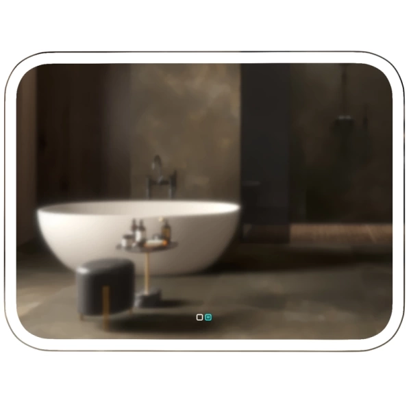 Зеркало MIXLINE 915*685 "Стив-2" (ШВ) сенсорный выключатель, светодиодная подсветка+подогрев