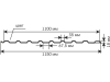Профнастил полимер СП20 1100/1150 0,4  2м RAL 8017(шоколад)