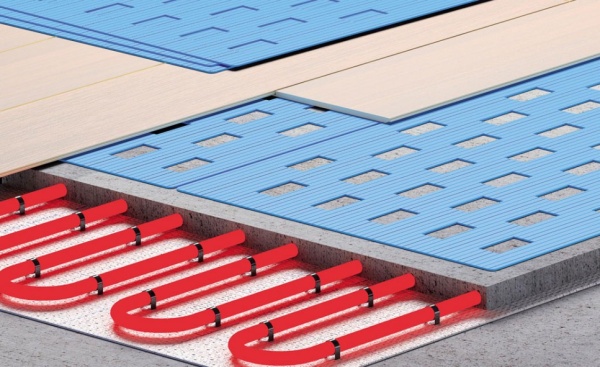 Подложка под ламинат и паркет  3мм  0,5*1,0мм (уп 5кв.м) для теплого пола с вырубкой