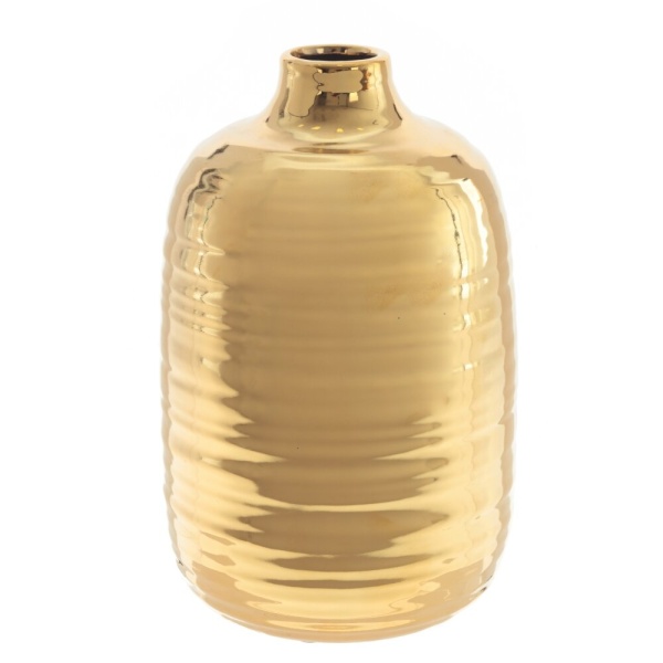Ваза керамическая, золото, 12*21 см, 788811