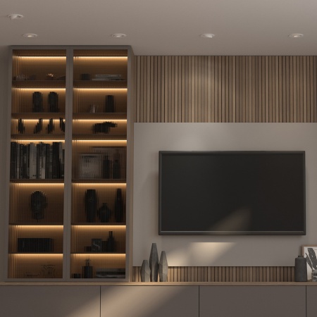 Светильник встраив. SPOT GESSO, LED 4000K 9W, белый, 358815