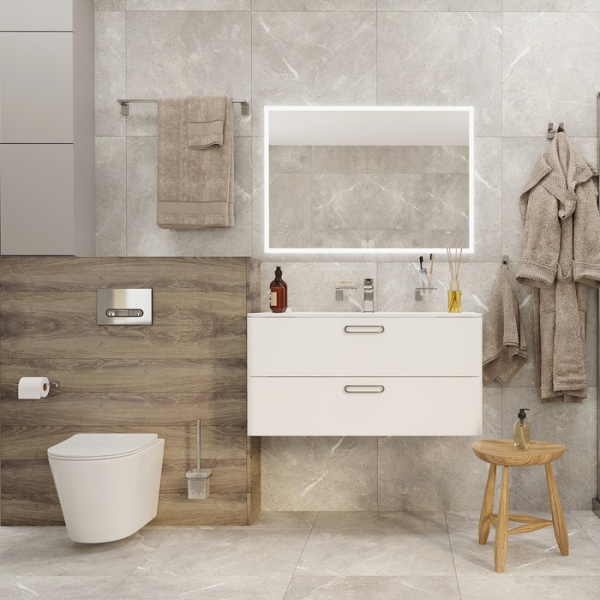 Полотенцесушитель одинарный Slide IDDIS хром, нерж.сталь SLISC10i49