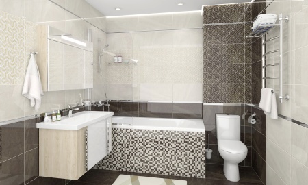 Керамогранит 400*400 Laparet Crystal бежевый