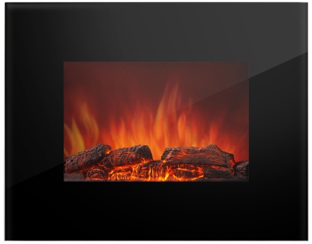 Электрокамин EFP/W-1100ULS 1,8кВт, 220В, 660х520х95мм, плоский, черный Electrolux