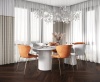 Керамогранит 200*1200 Laparet Wenge Cinnamon темно-коричневый матовый структурный