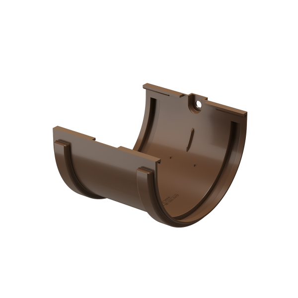 Соединитель желоба светло-коричневый Döcke STANDARD