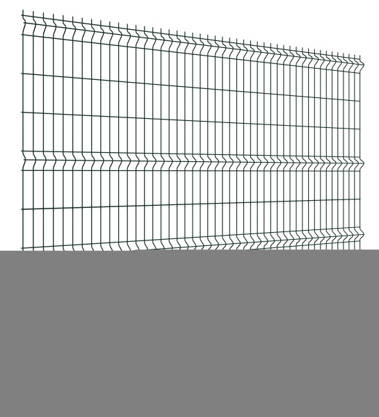 Панель заборная 2,03х2,5м зеленая (RAL6005) 4,0мм 