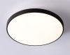 Светильник потолочный FZ1224 BK, чёрный,IP44, 13W 4200K D232*50 