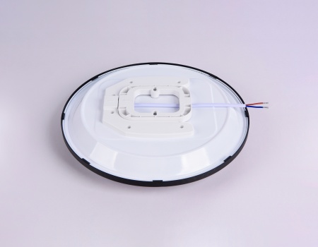 Светильник потолочный FZ1233 BK, чёрный,IP44, 22W 6400K D260*55 
